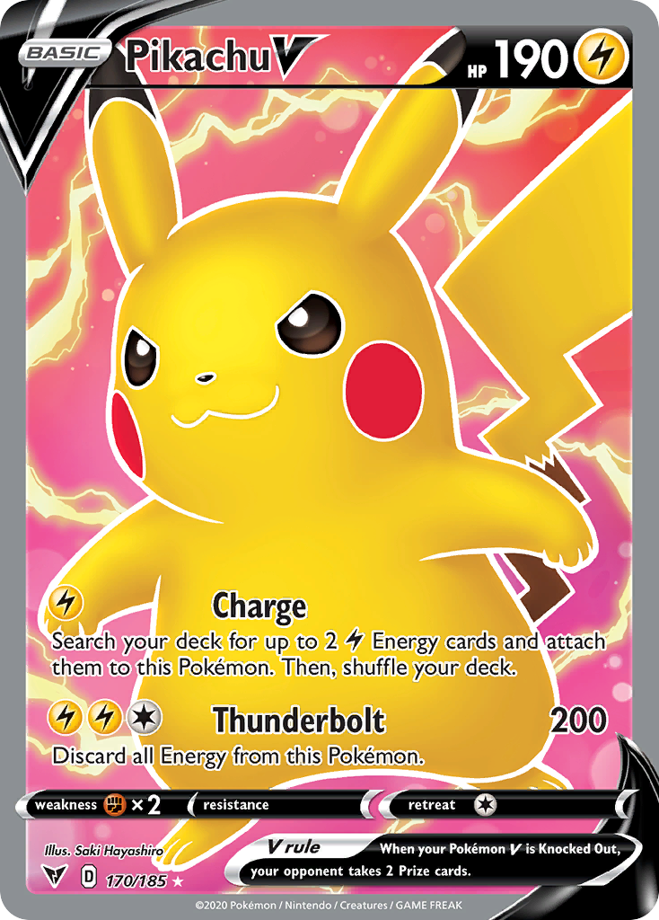 170/185 Pikachu V