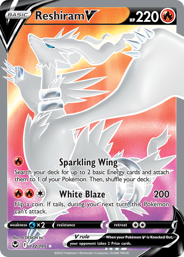 172/195 Reshiram V