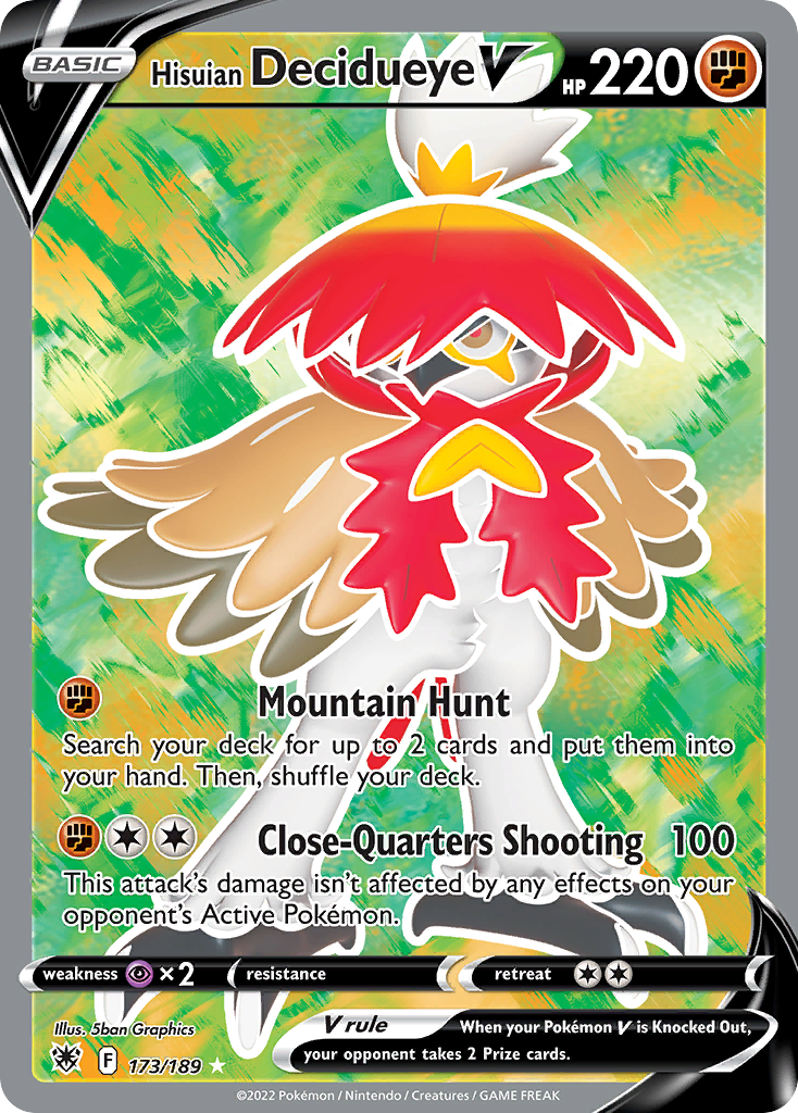 173/189 Hisuian Decidueye V
