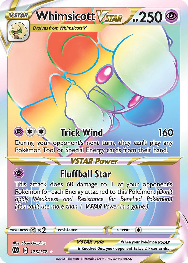 175/172 Whimsicott VSTAR