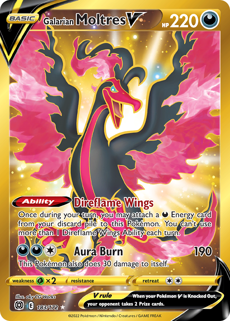 183/172 Galarian Moltres V