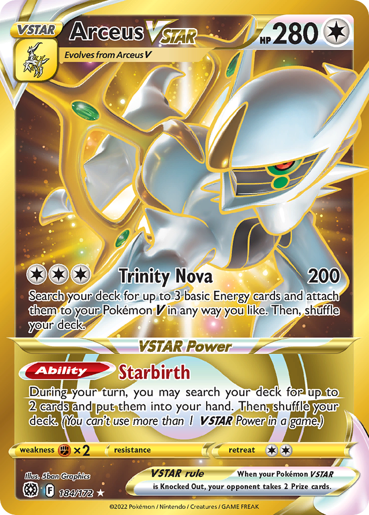184/172 Arceus VSTAR