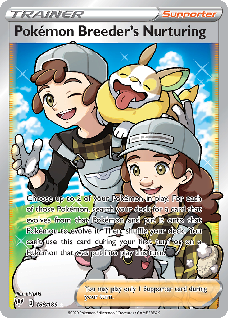 188/189 Pokémon Breeder's Nurturing