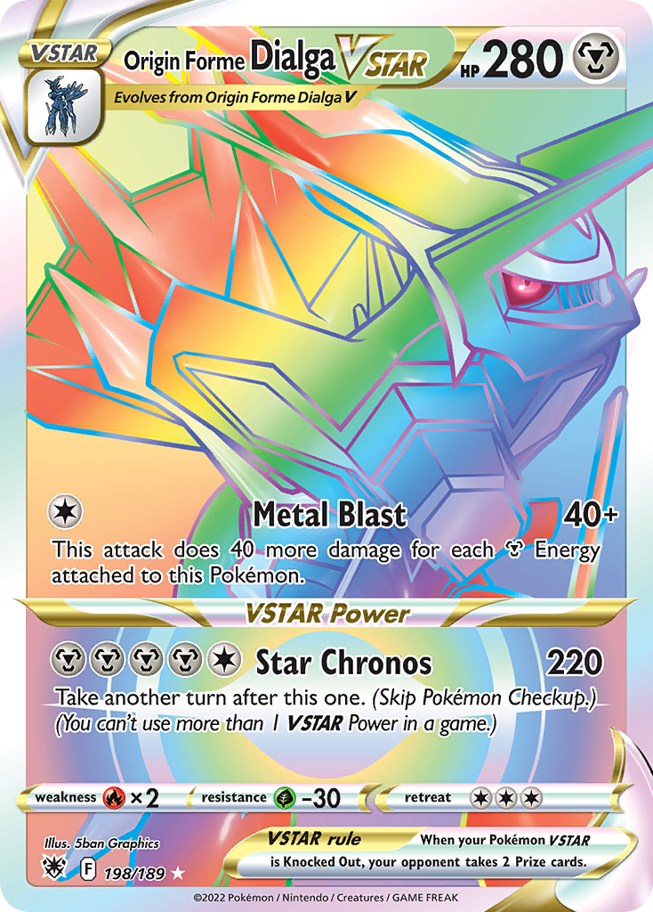 198/189 Origin Forme Dialga VSTAR