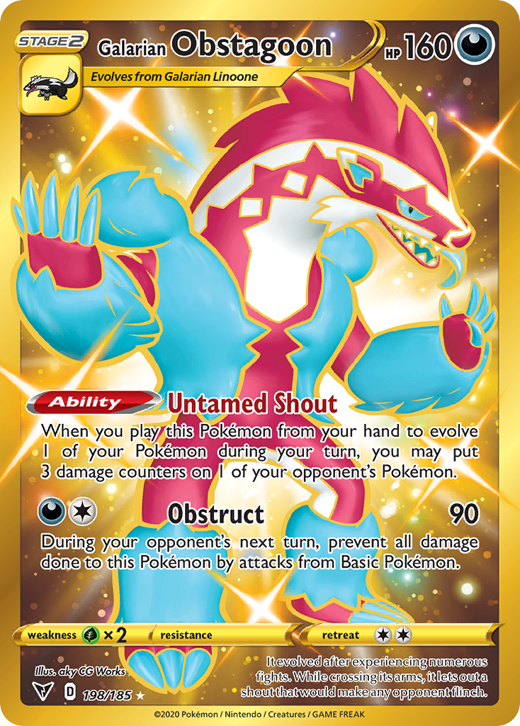 198/185 Galarian Obstagoon