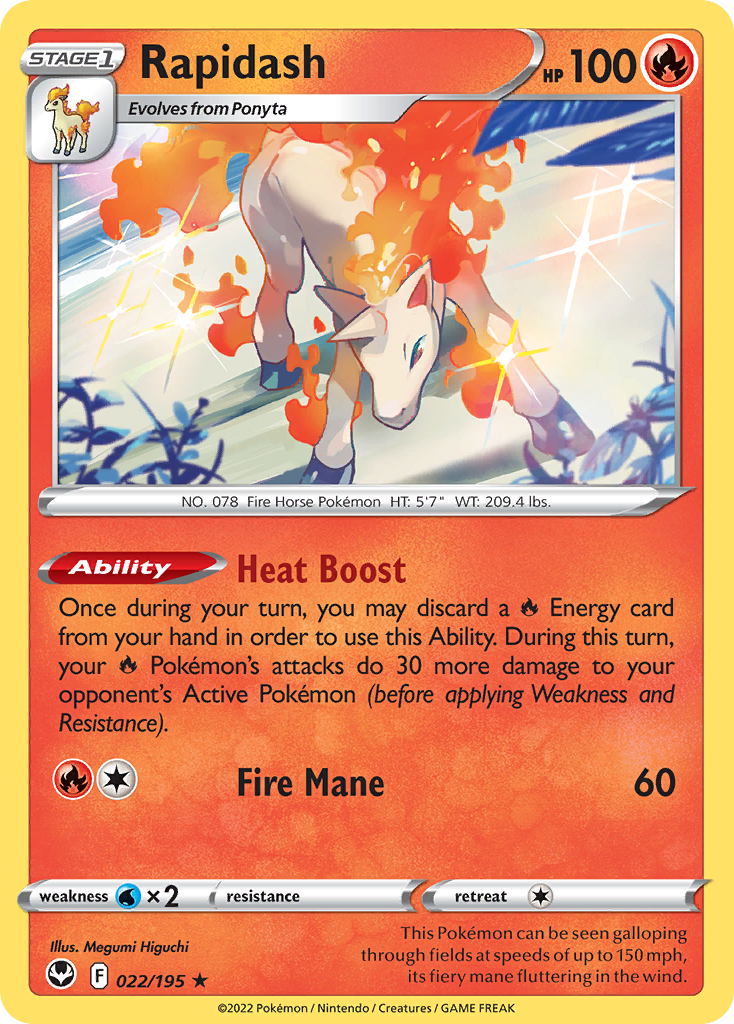 022/195 Rapidash