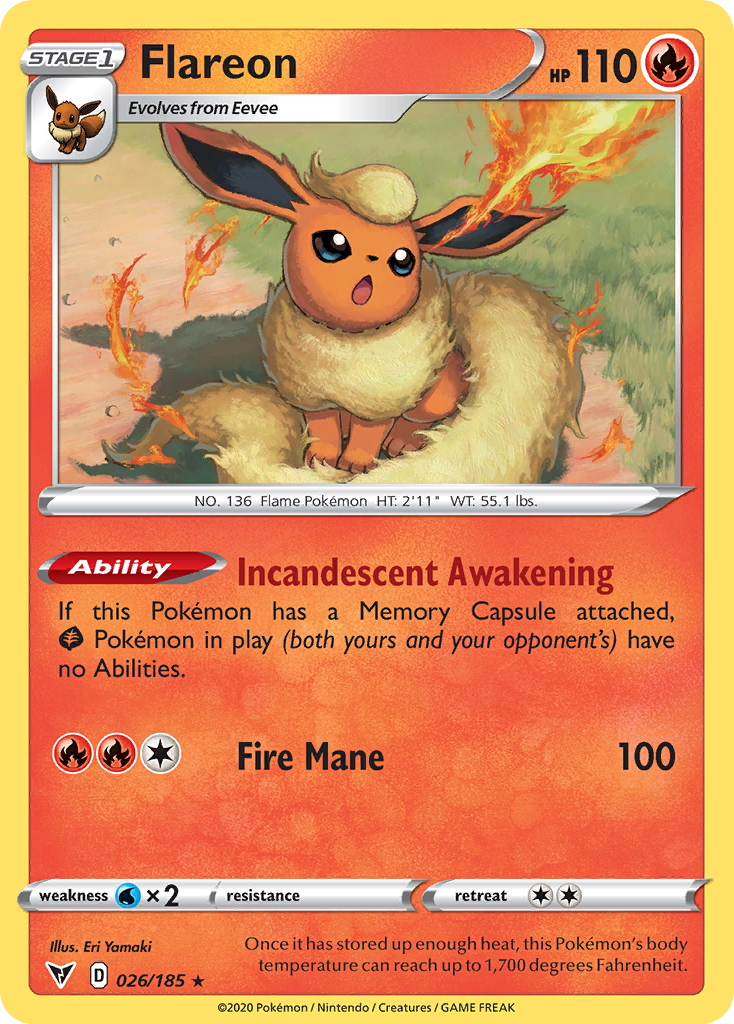 026/185 Flareon