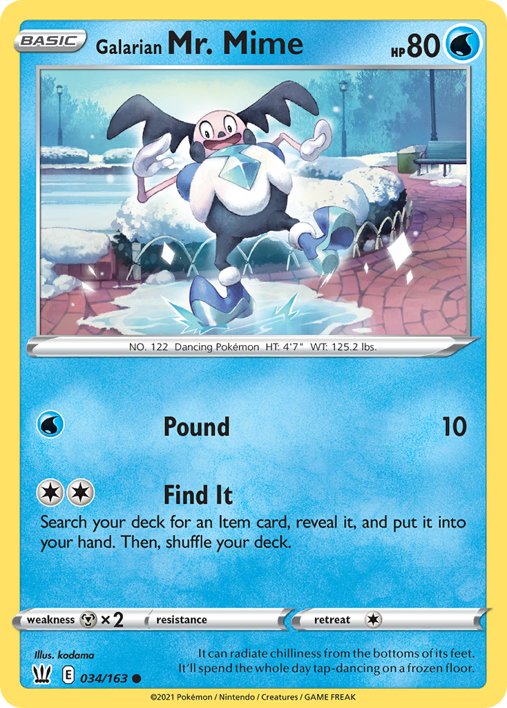 034/163 Galarian Mr. Mime