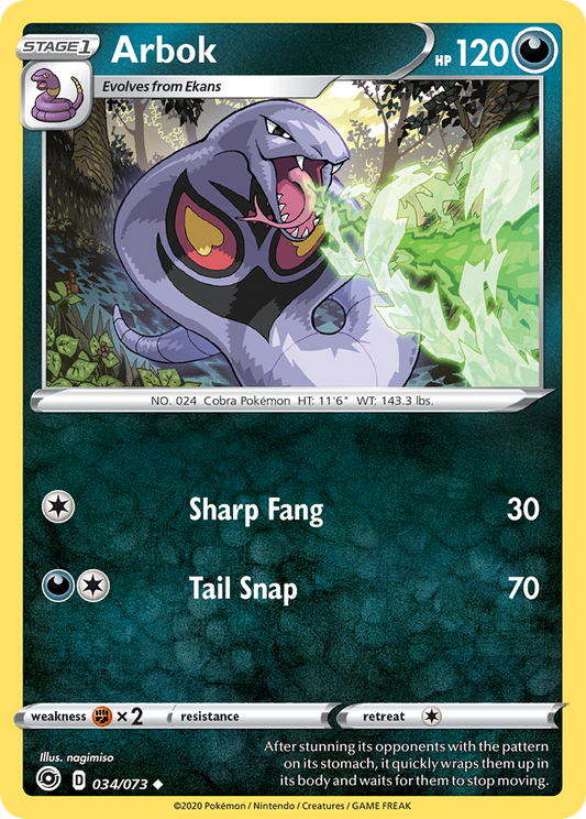 034/73 Arbok