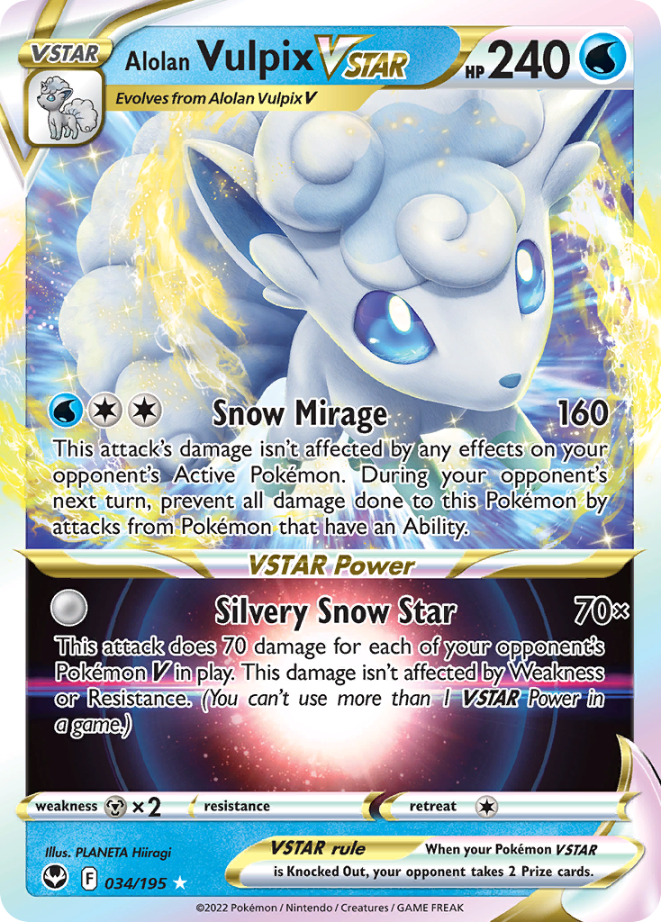 034/195 Alolan Vulpix VSTAR