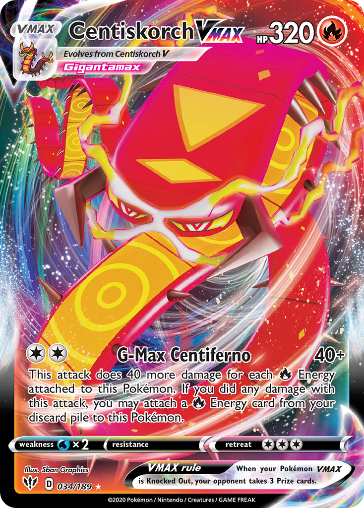 034/189 Centiskorch VMAX