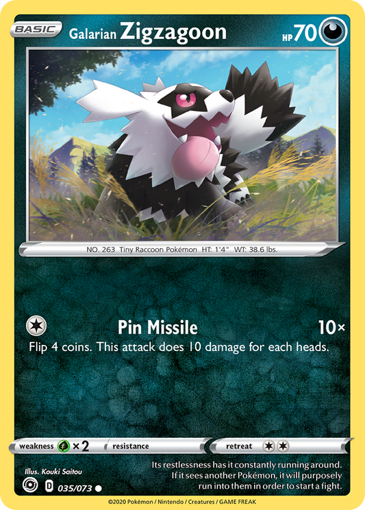 035/73 Galarian Zigzagoon