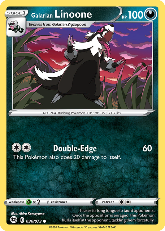036/73 Galarian Linoone