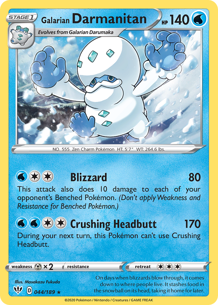 044/189 Galarian Darmanitan