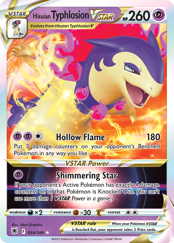 054/189 Hisuian Typhlosion VSTAR