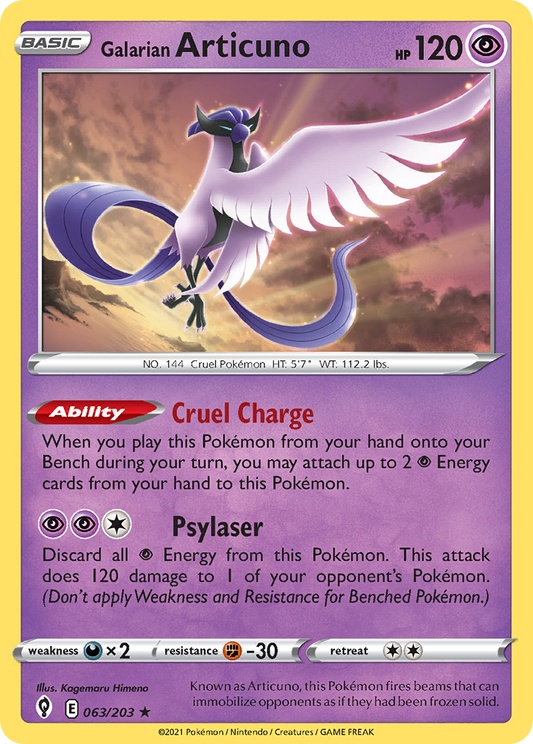063/203 Galarian Articuno