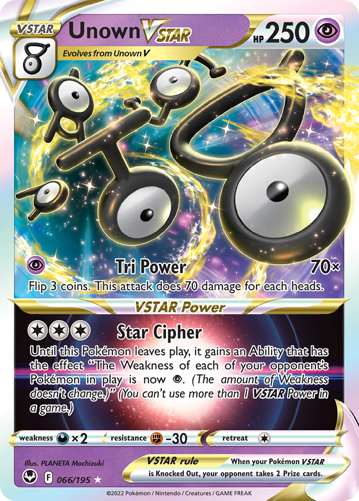 066/195 Unown VSTAR