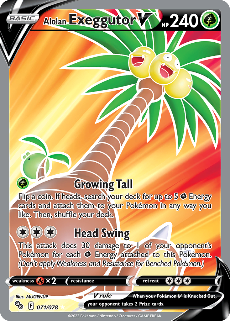 071/78 Alolan Exeggutor V