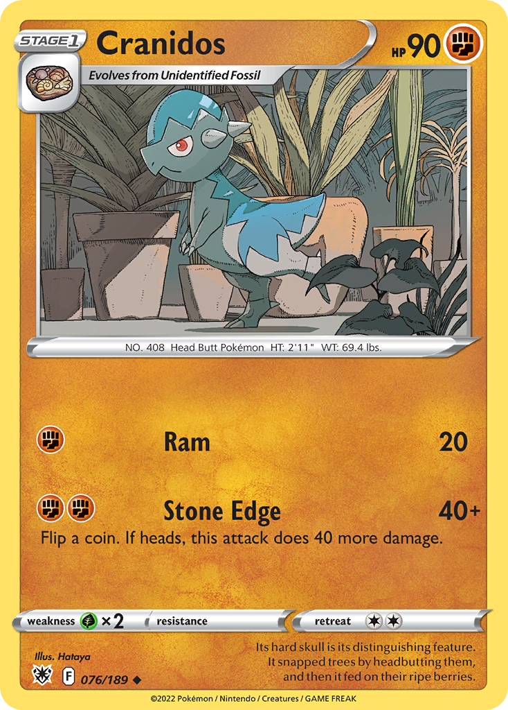 076/189 Cranidos