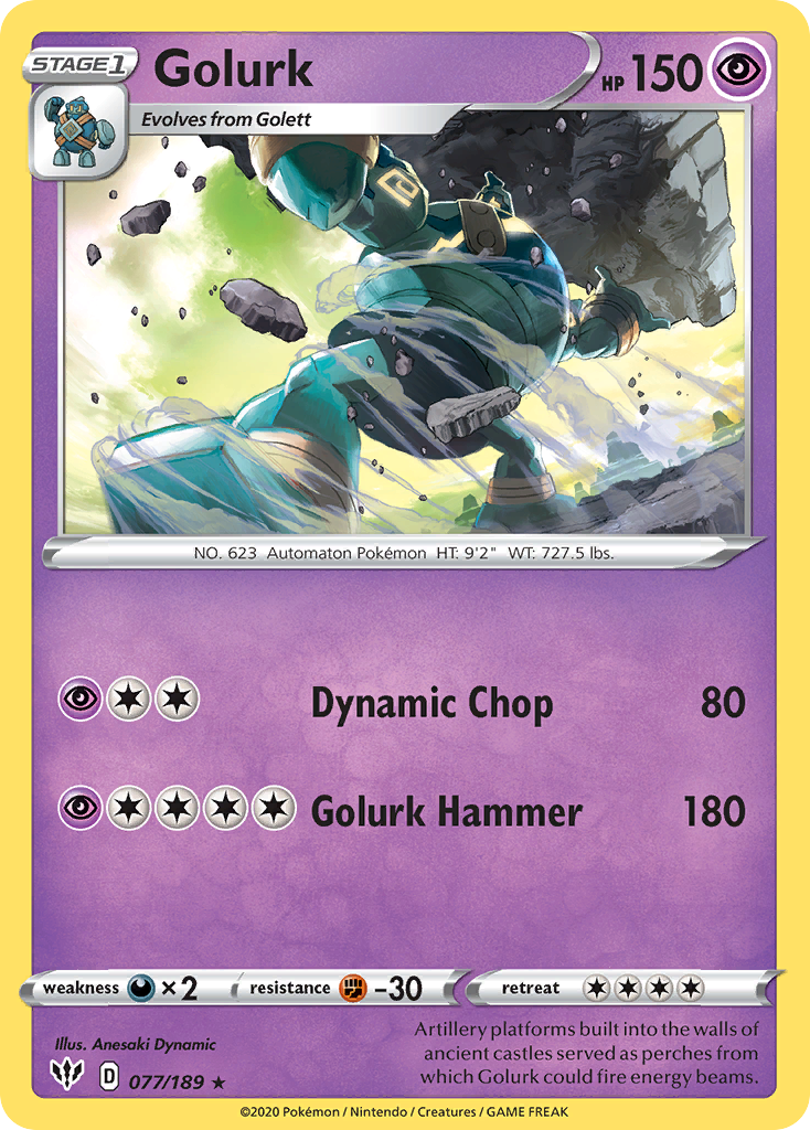 077/189 Golurk