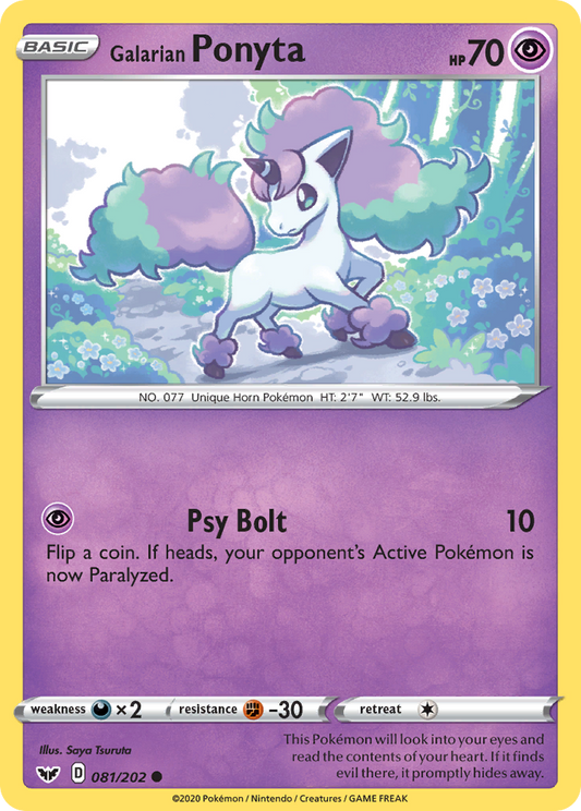 081/202 Galarian Ponyta