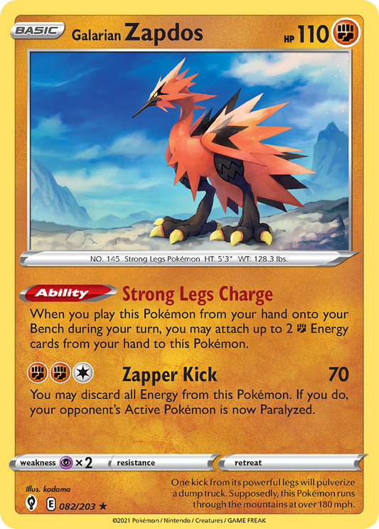 082/203 Galarian Zapdos