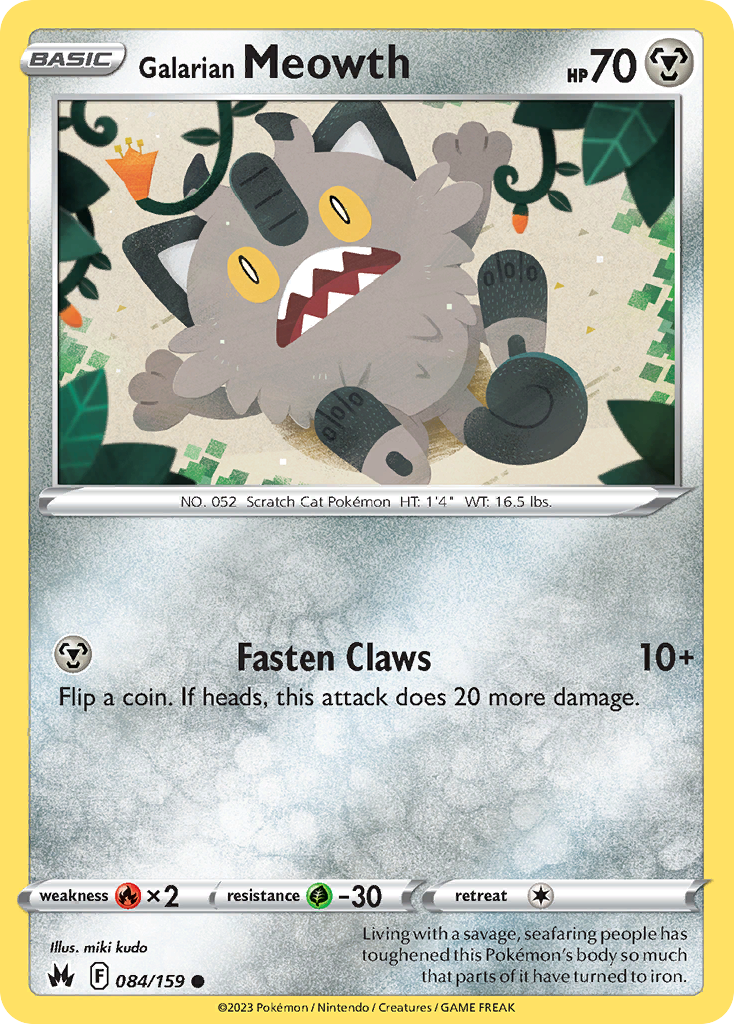 084/159 Galarian Meowth