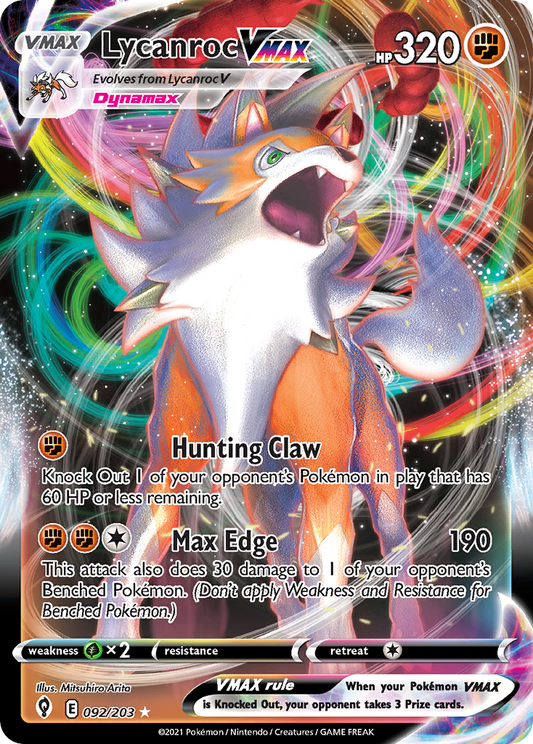 092/203 Lycanroc VMAX