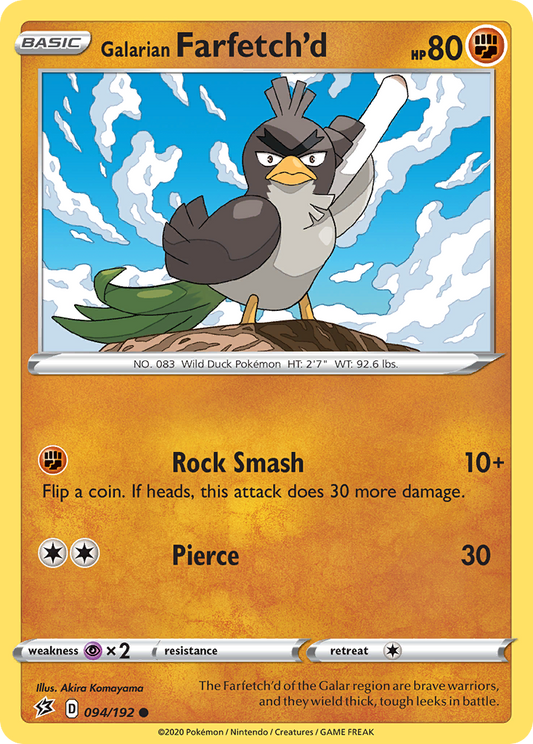 094/192 Galarian Farfetch'd