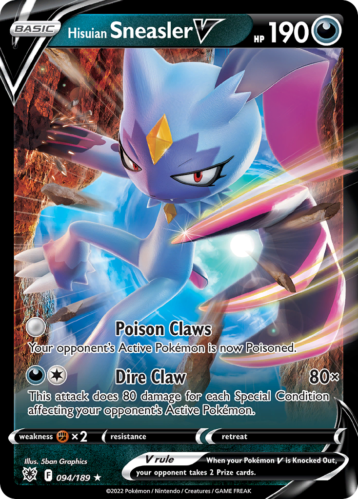 094/189 Hisuian Sneasler V