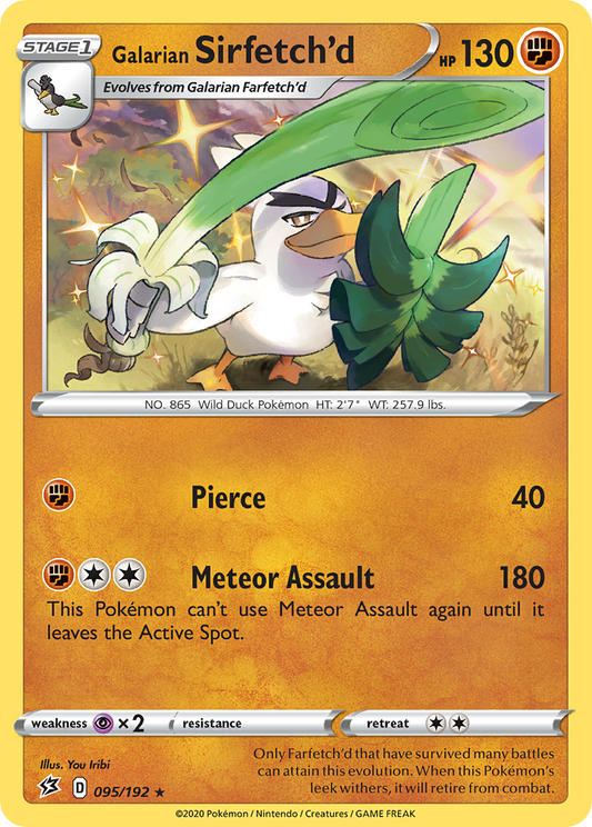 095/192 Galarian Sirfetch'd