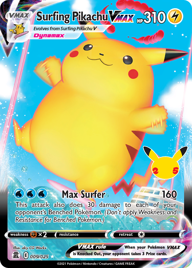 009/25 Surfing Pikachu VMAX