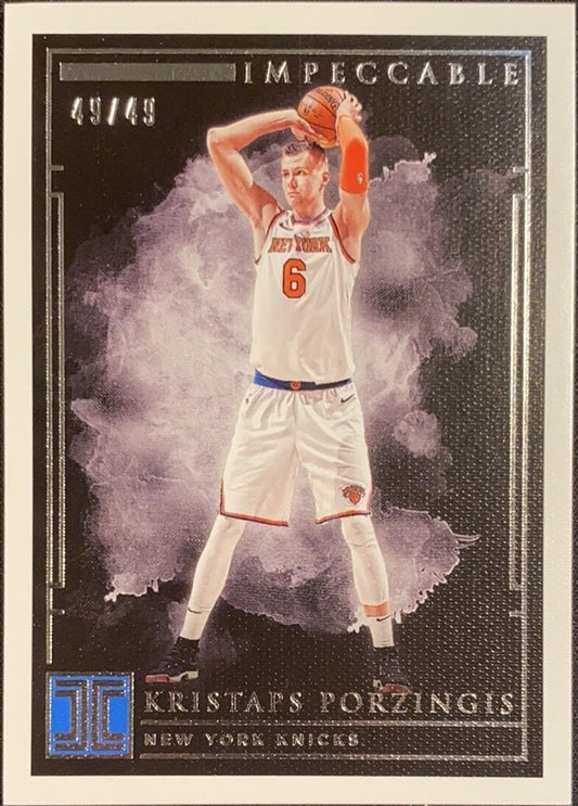 Kristaps Porzingis - Panini Impeccable 2018/2019